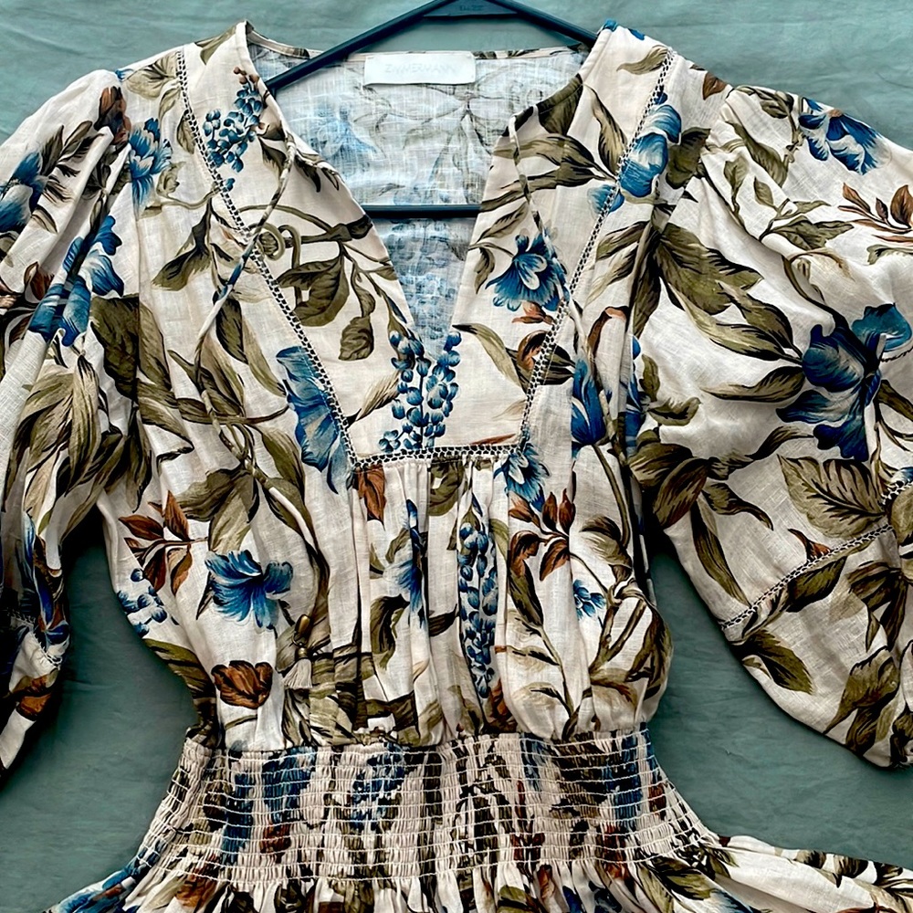 Zimmermann size 0 midi dress